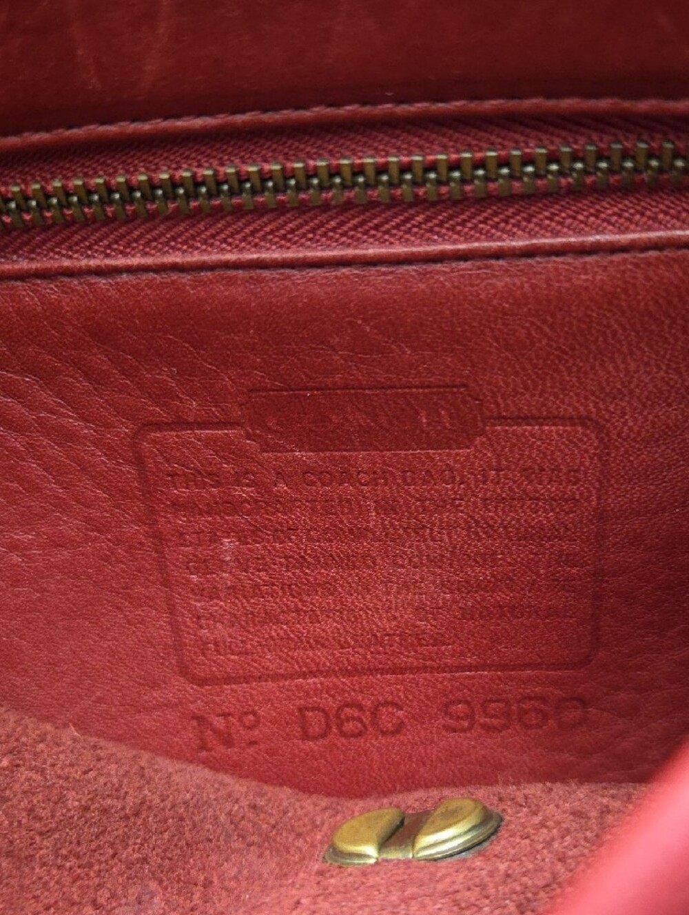 Coach RARE Vintage Glove Tanned Leather Daypack / Backpack - Picture 14 of 16